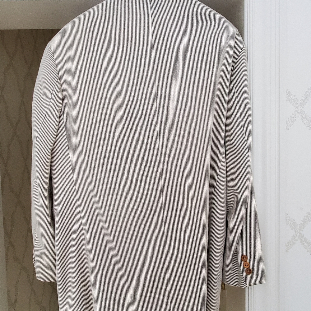 Boss, Cotton, Grey Pinstripe, 3 Button Sportcoat